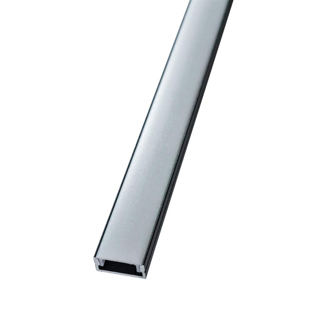 Perfil De Sobrepor Preto 17X7x3000mm Foxlux