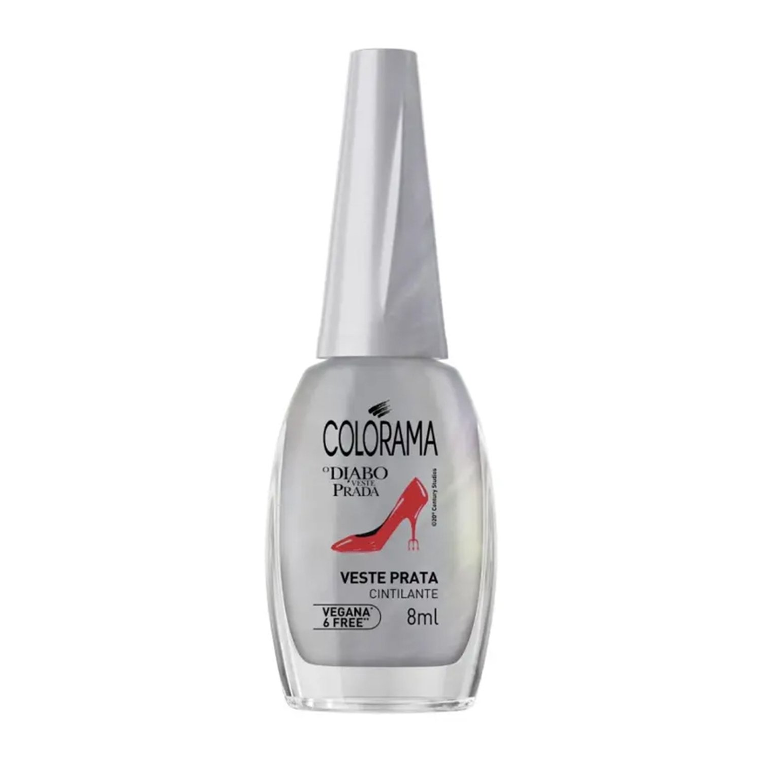Esmalte Colorama Diabo Veste Prada - Veste Prata Cintilante 8ml
