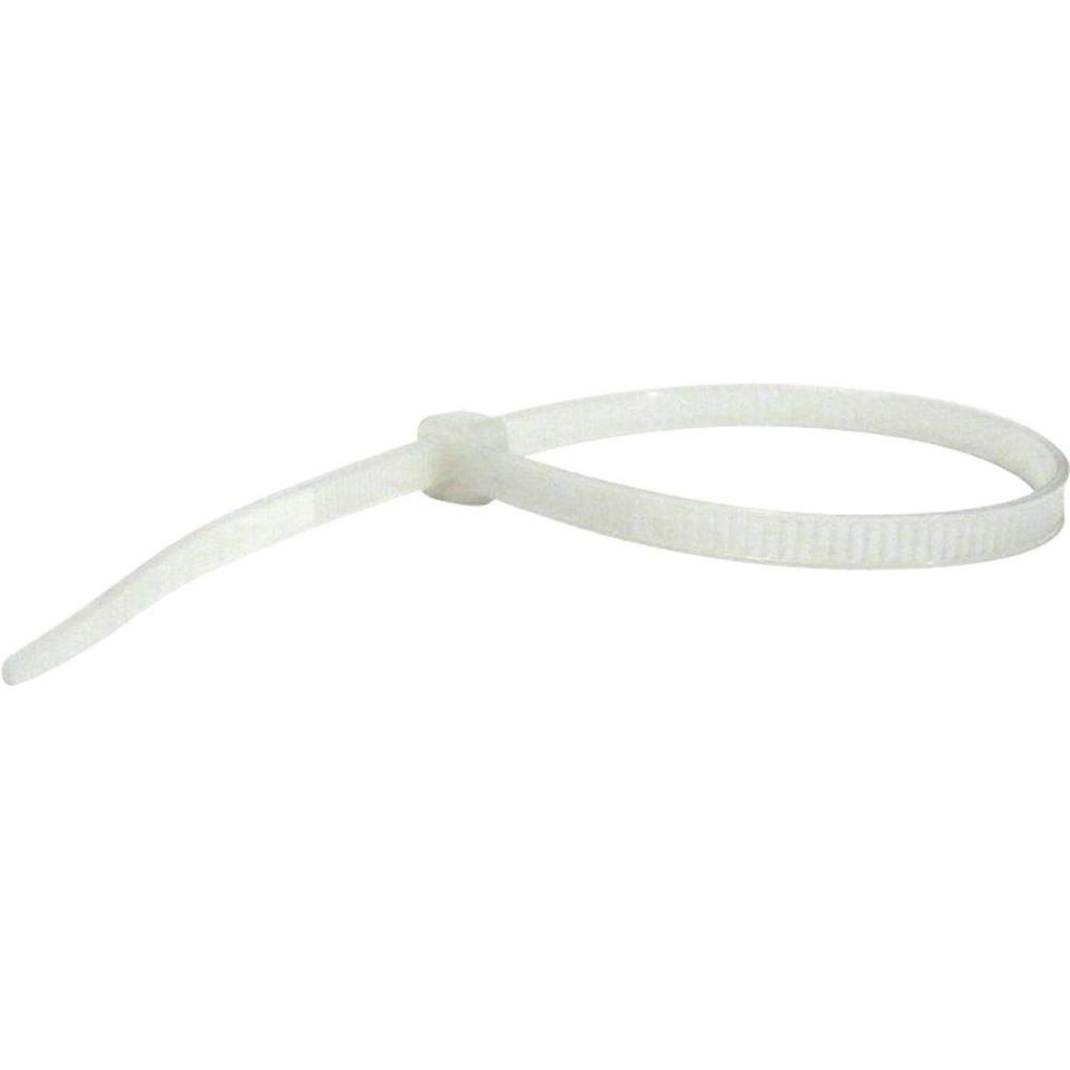 Abraçadeira Nylon 2,5X200mm Branca Storm Un.Venda: Mva/100