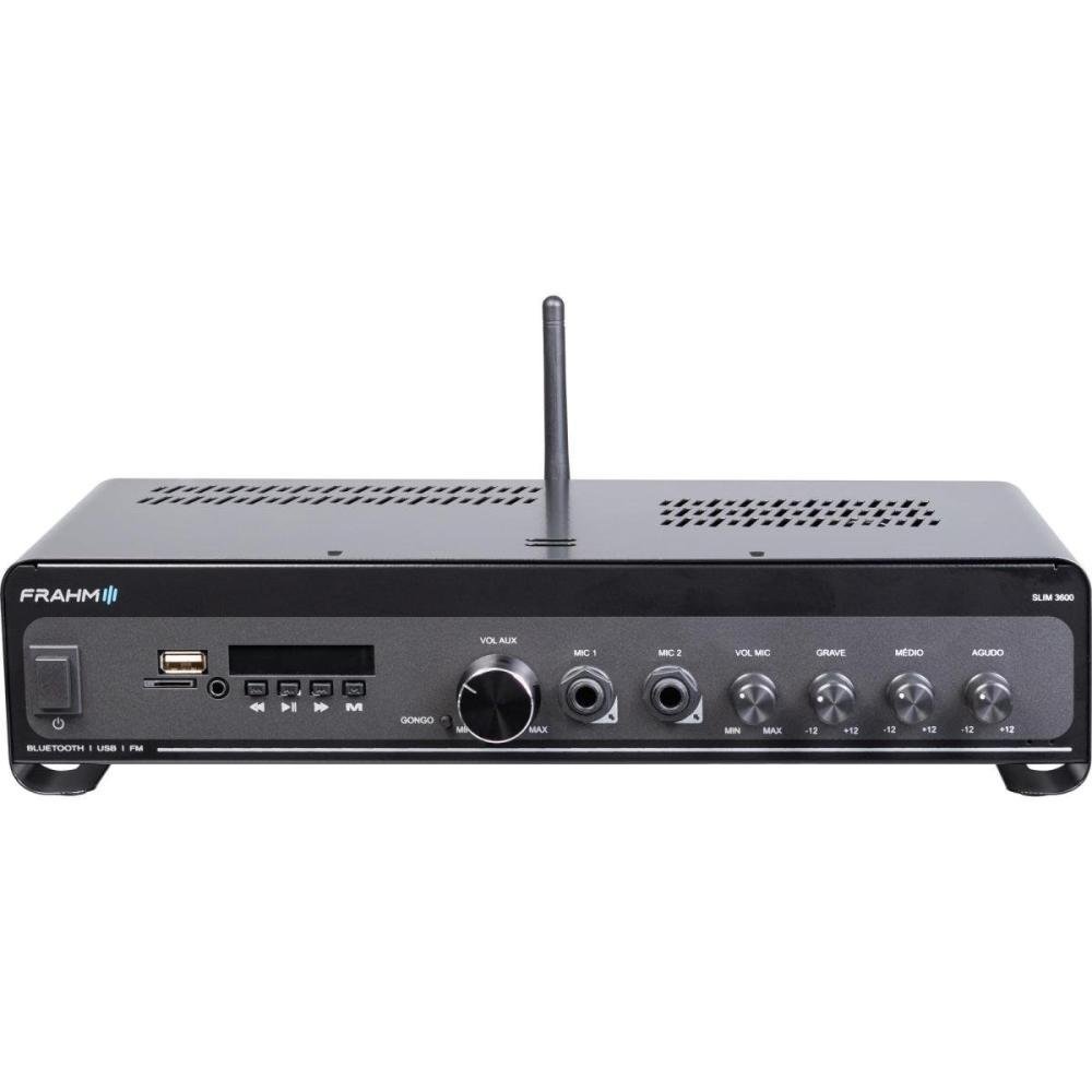 Amplificador Frahm Slim 3600 Optical G5 200W Rms Un.Venda: Pc/1