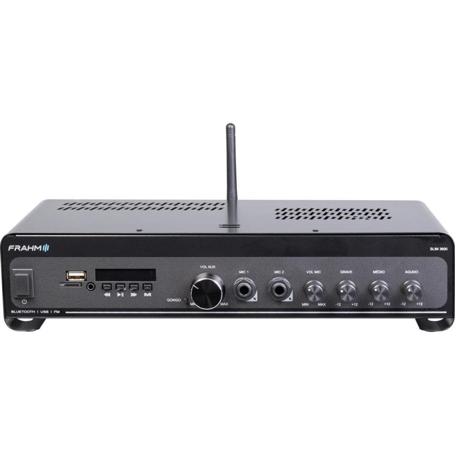 Amplificador Frahm Slim 3600 Optical G5 200W Rms Un.Venda: Pc/1