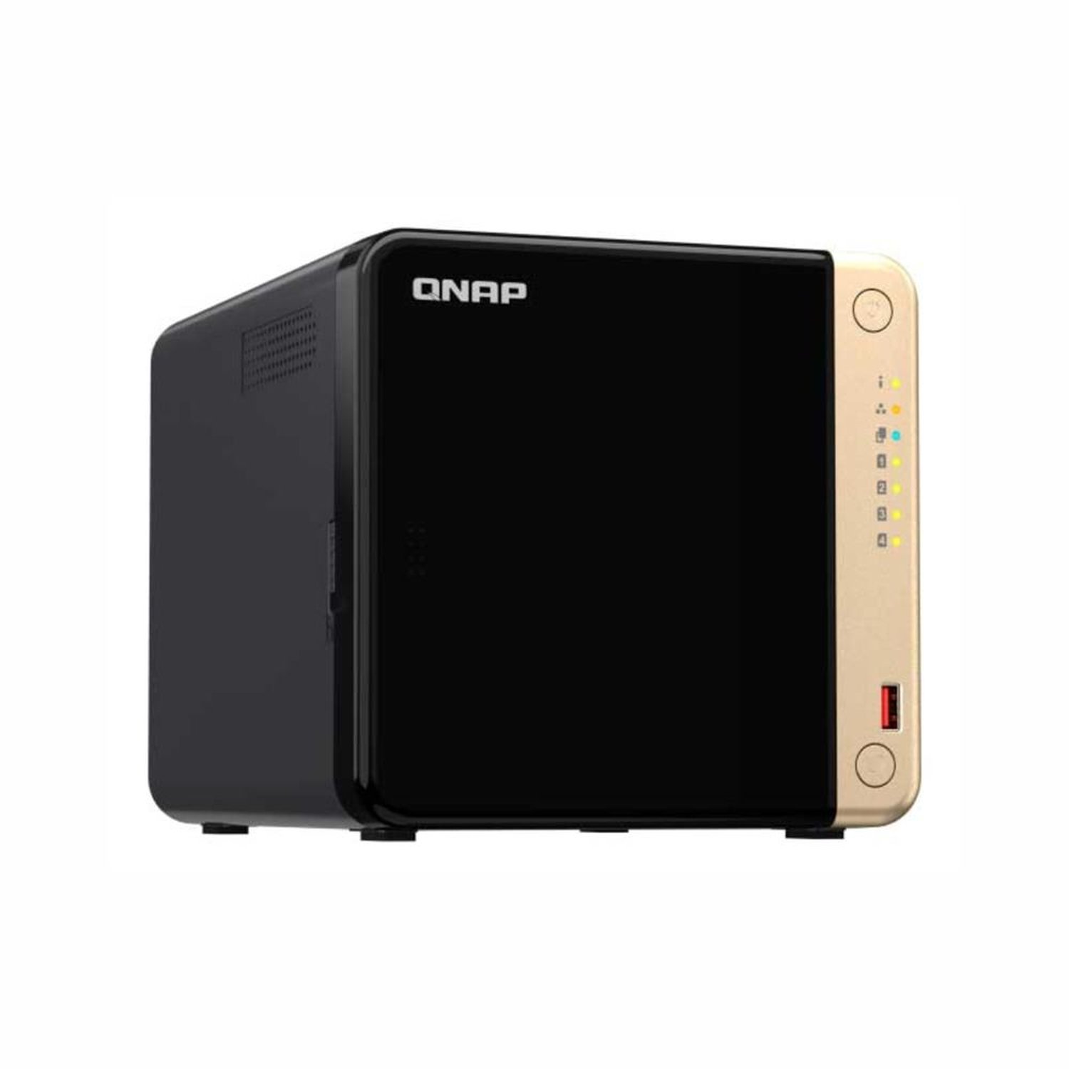Storage Qnap Ts-464-8G-Br Nas 4 Baias P/ Hdd ,Sata, Ssd, Preto
