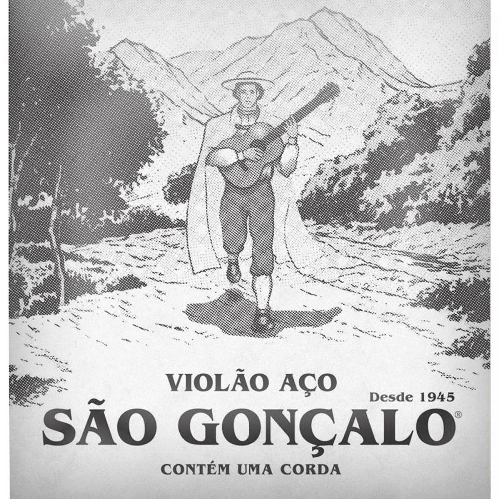 Corda Para Violão 2ª Si 014 Aço São Gonçalo Un.Venda: Pc/1