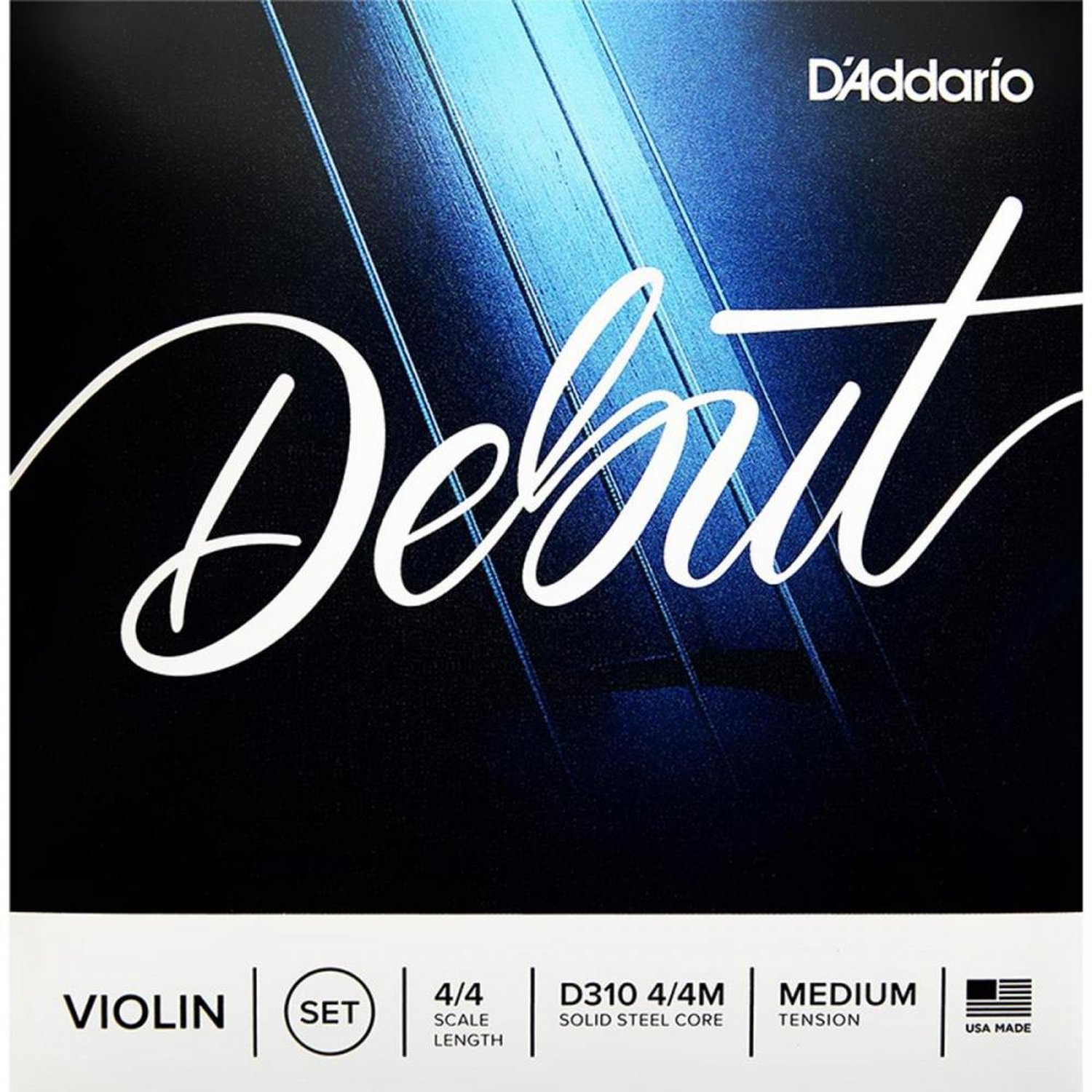 Encordoamento Violino Tensão Média Daddario Debut D310 4/4M Un.Venda: Pc/1