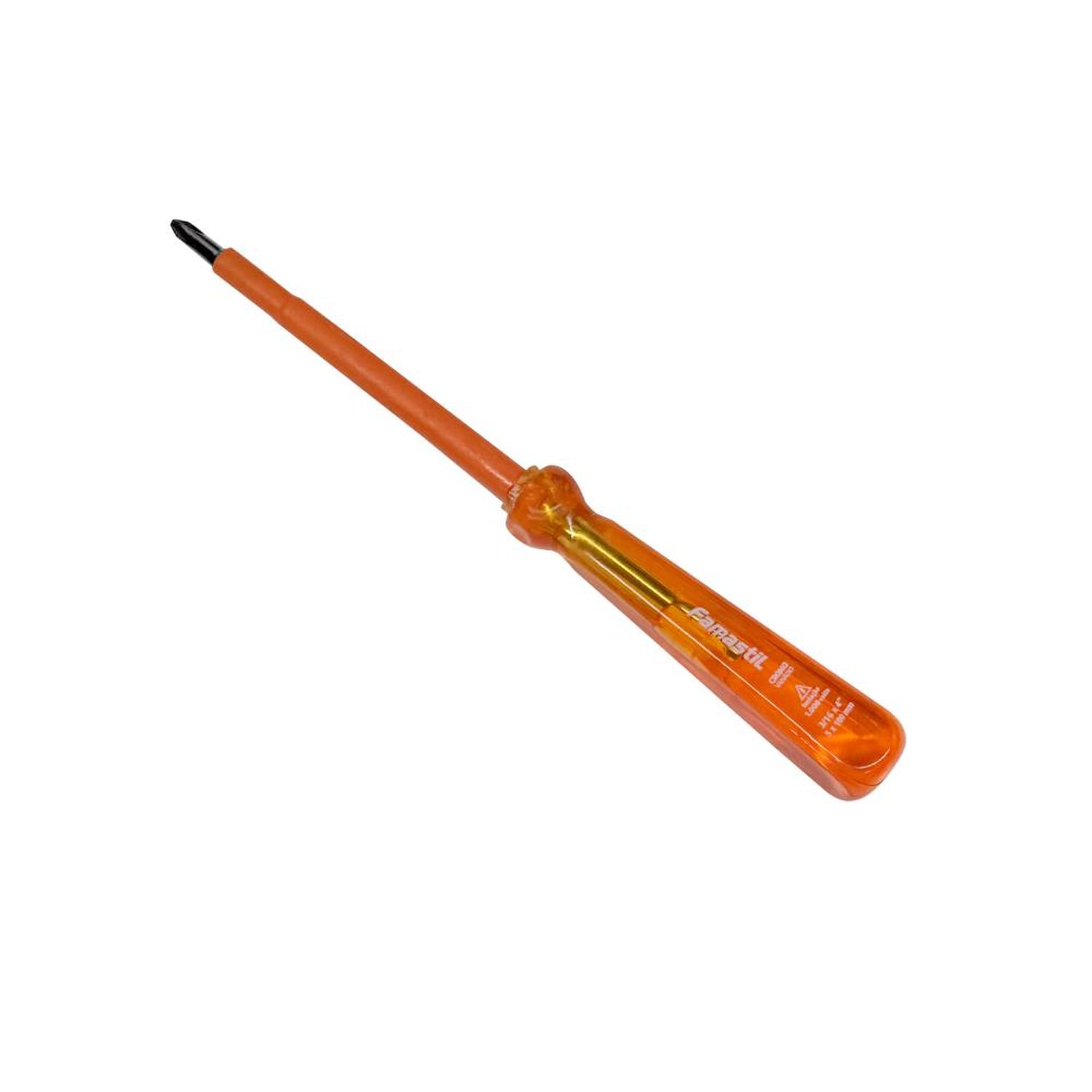 Chave Fenda Isolada 1000V Famastil F46.16 1 4X6 Aço Resistente Para Uso Profissional E Elétrico