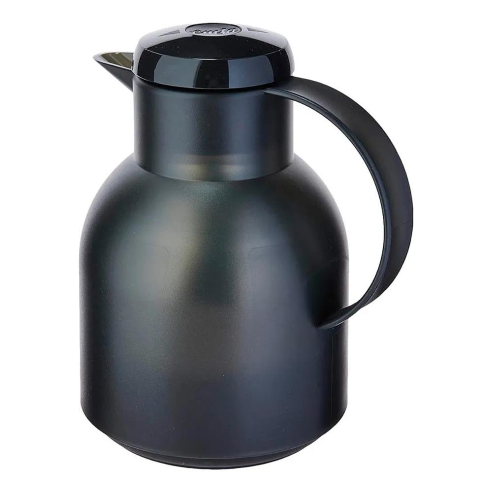 Garrafa Termica Hermetica Samba Quick Press Preta Emsa 1 Litro