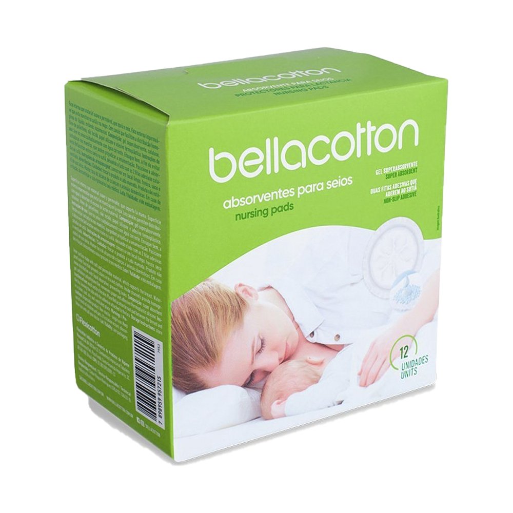 Absorvente Para Seios Bellacotton Toque Suave 12 Unidades