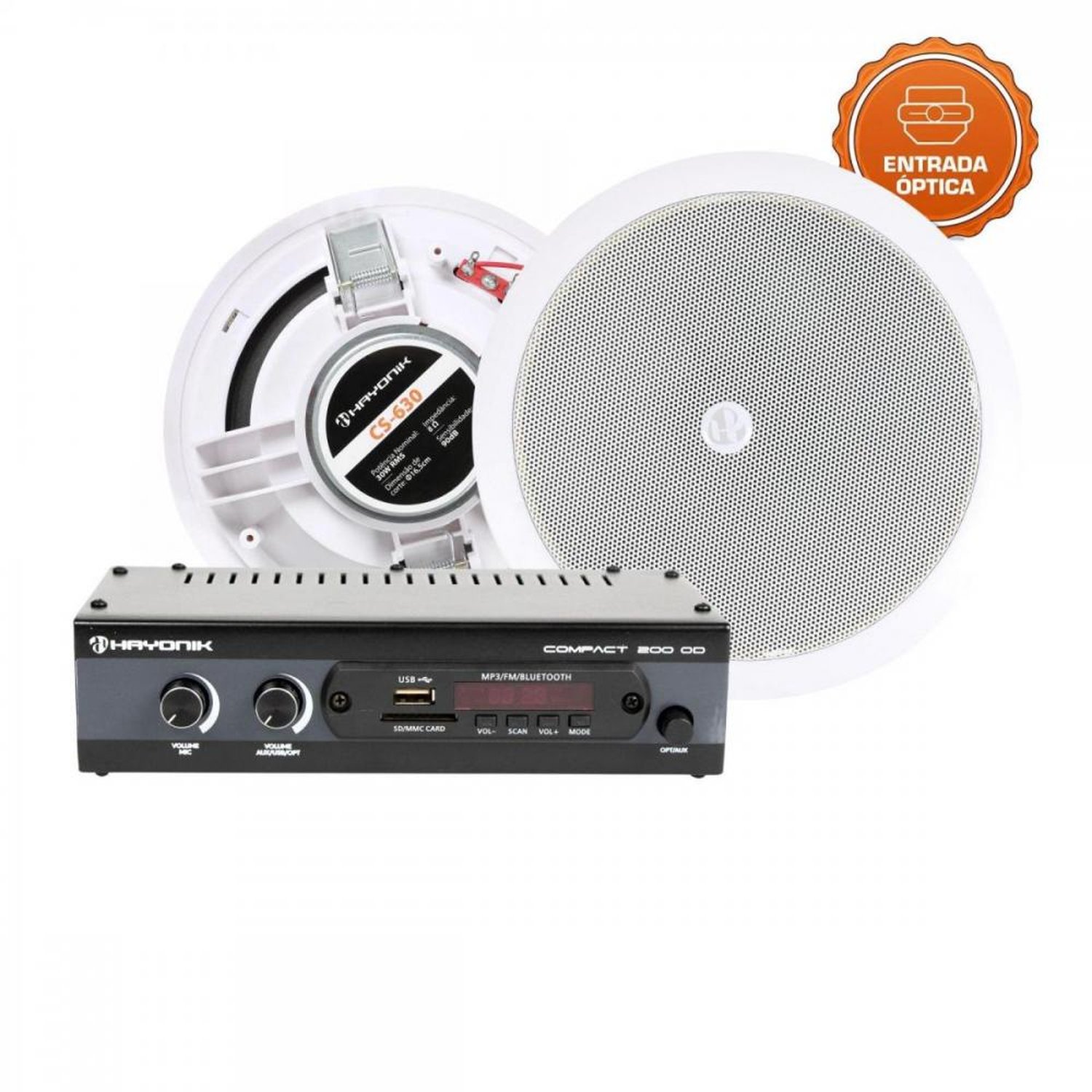 Kit Som Ambiente Compact200od Cs630