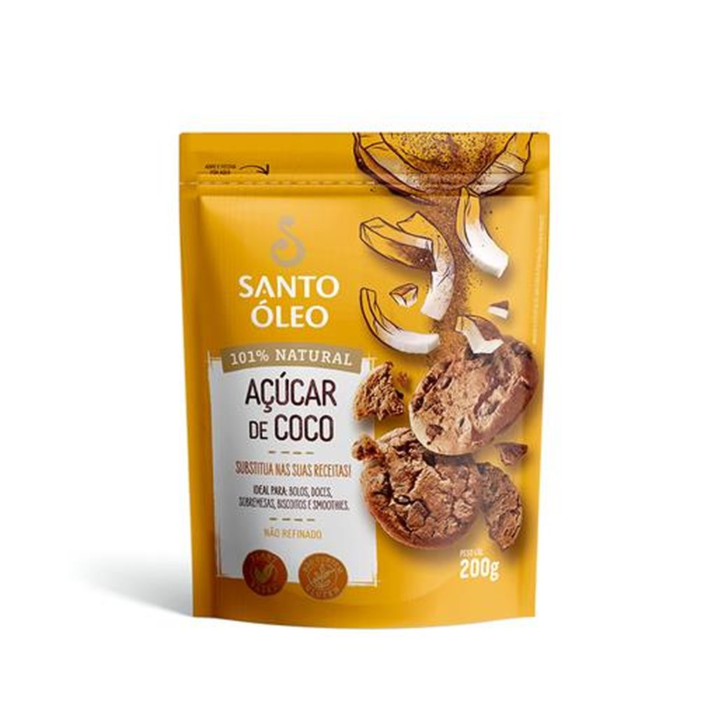 Açucar de coco Santo Óleo 200g