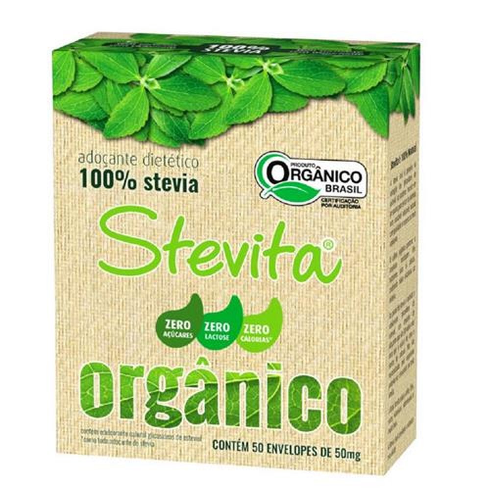 Stevita Orgânico Sache Display 50X0,05g