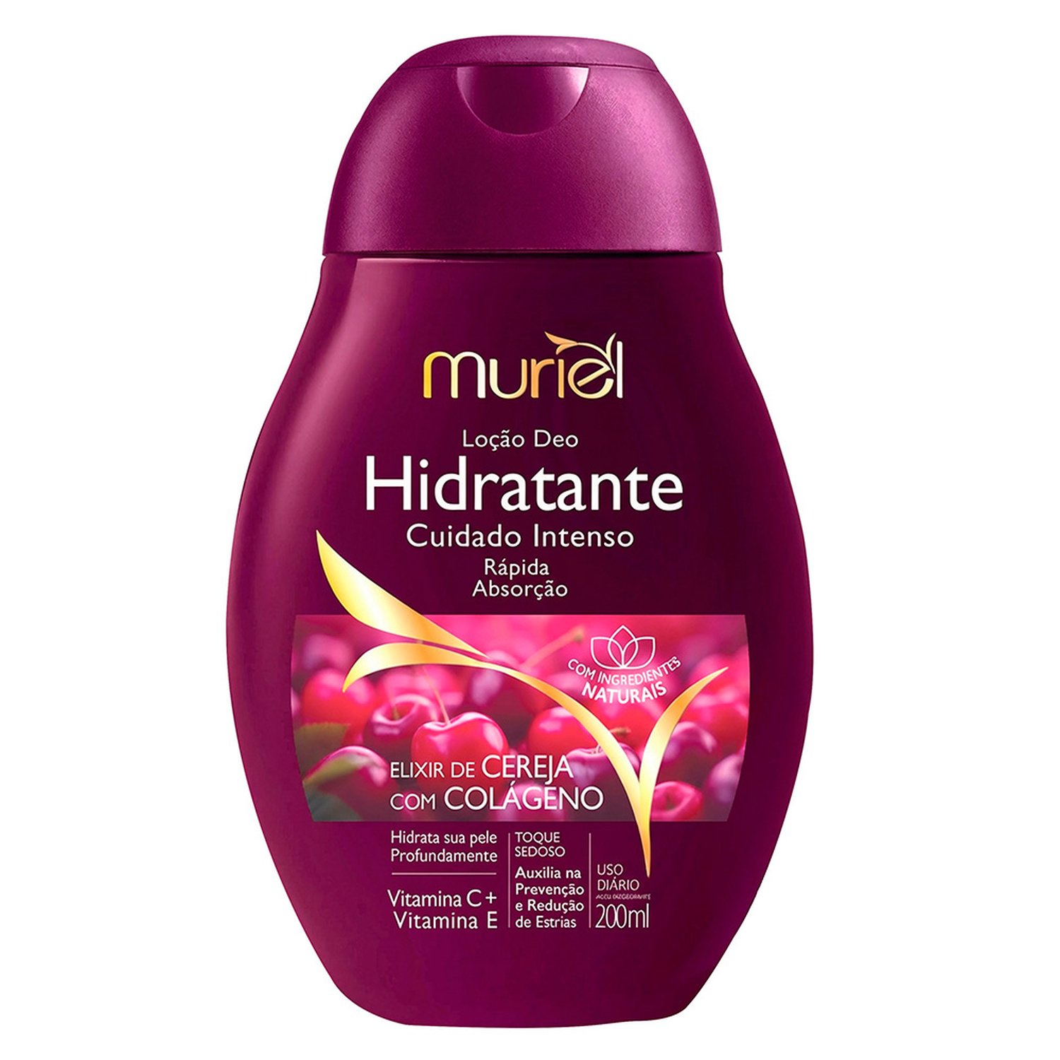 Locao Hidratante Muriel Cereja 200Ml