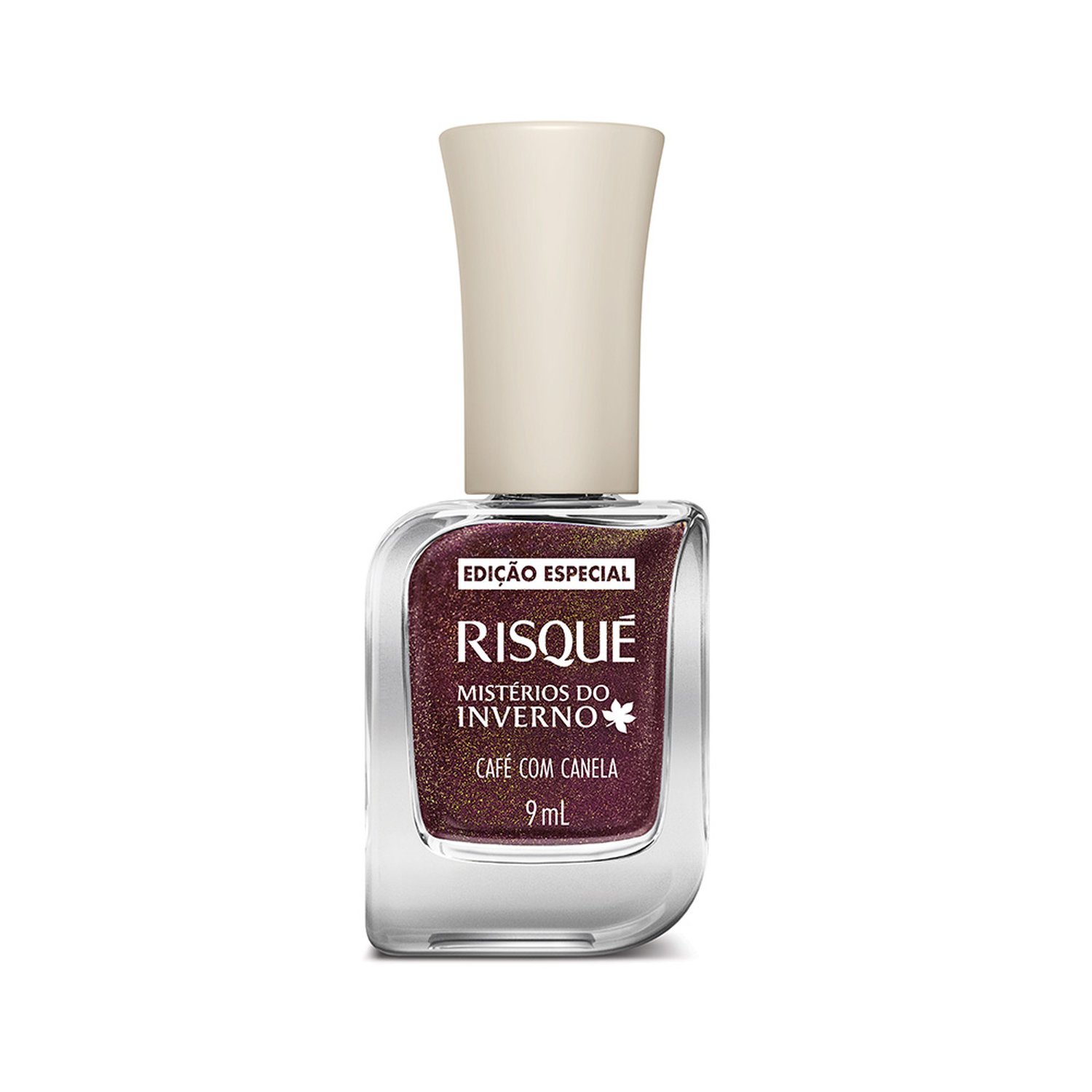Esmalte Risqué Metálico Café com Canela Rosa 9ml