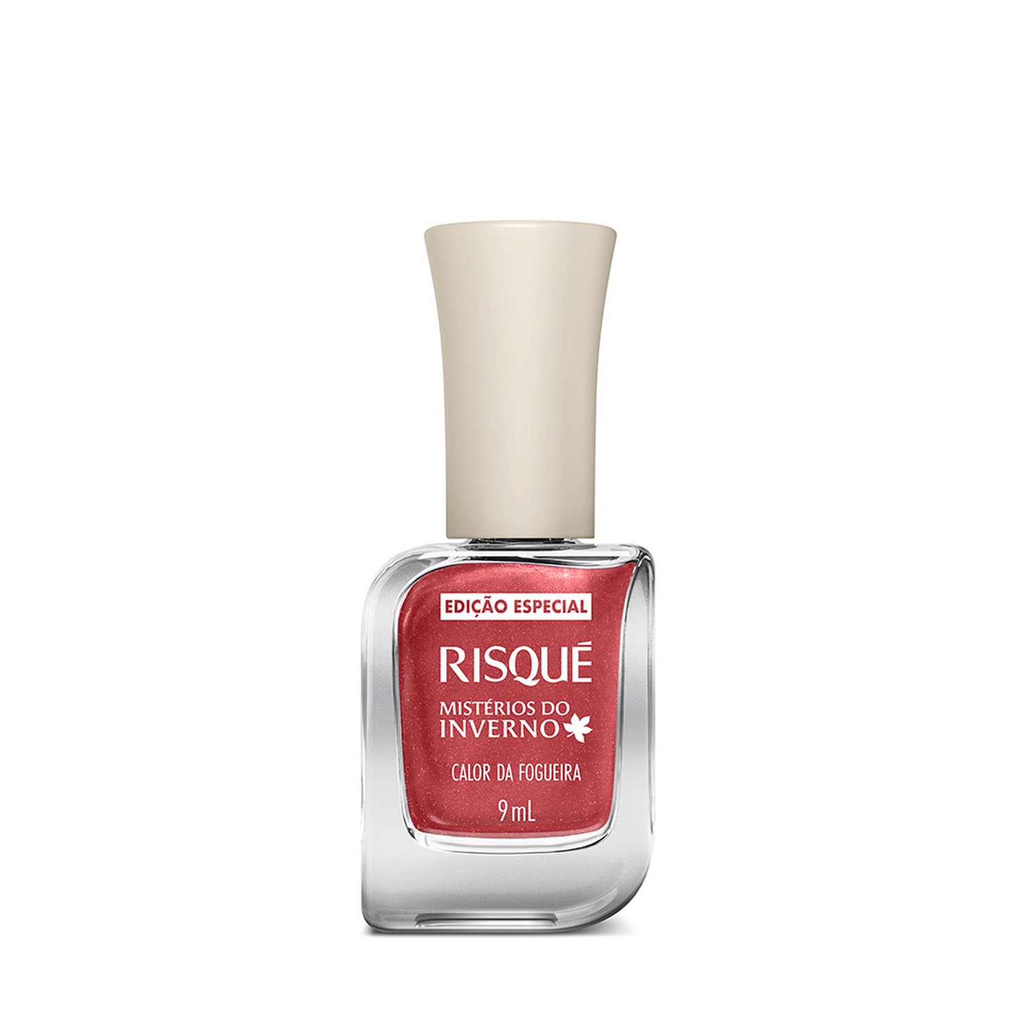 Esmalte Risqué Metálico Calor da Fogueira Rosa 9ml