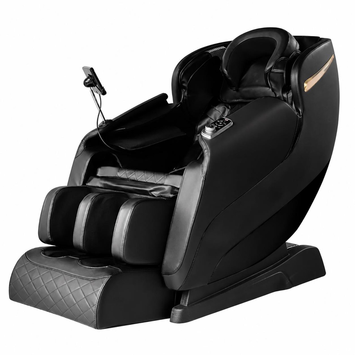 Poltrona De Massagem Relax Gravidade Zero Luxuosa , Preto