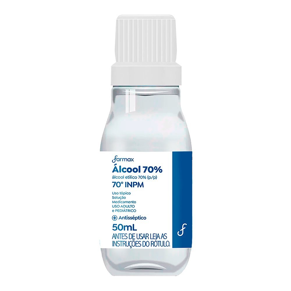 Alcool 70% Farmax Antisseptico 50ml