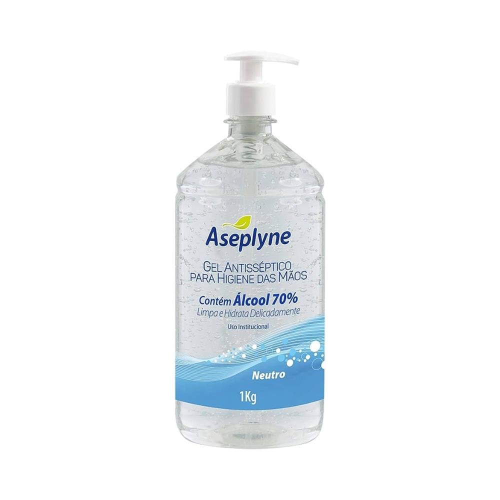 Alcool em Gel 70% Aseplyne 1 litro