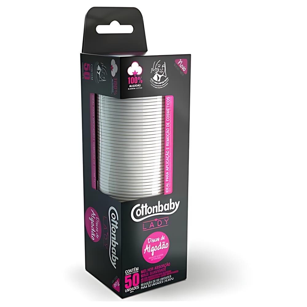 Algodao Disco Lady Com 50 unidades Cottonbaby