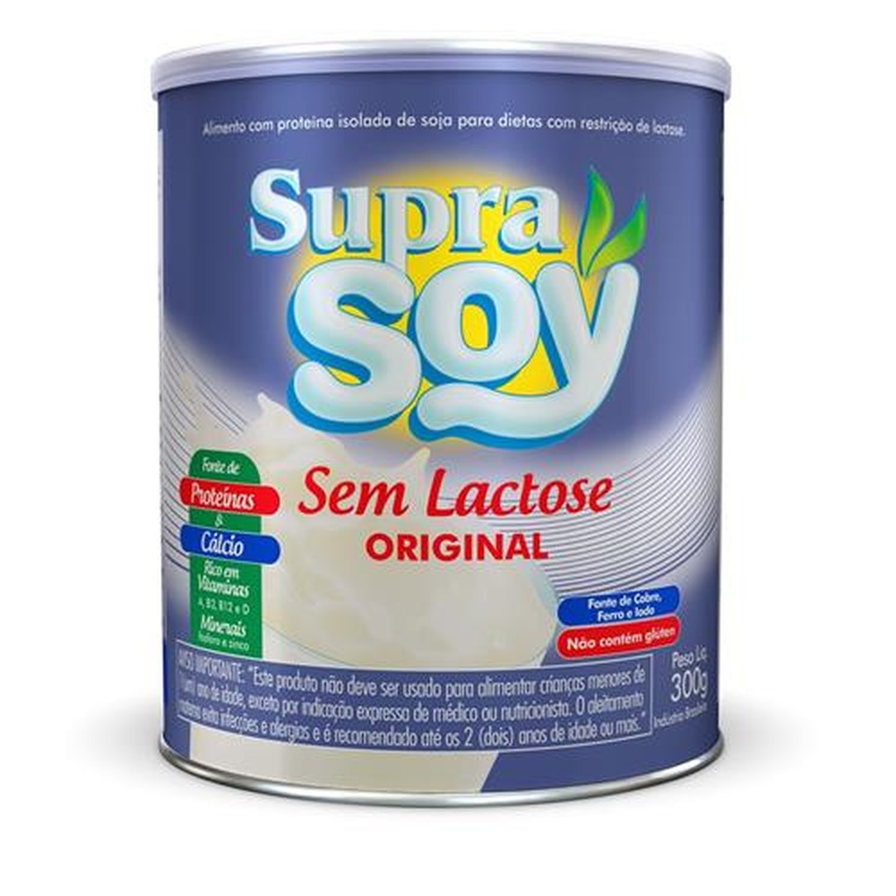 Bebida Supra Soy Sem Lactose Original Caixa 12x300 Gr
