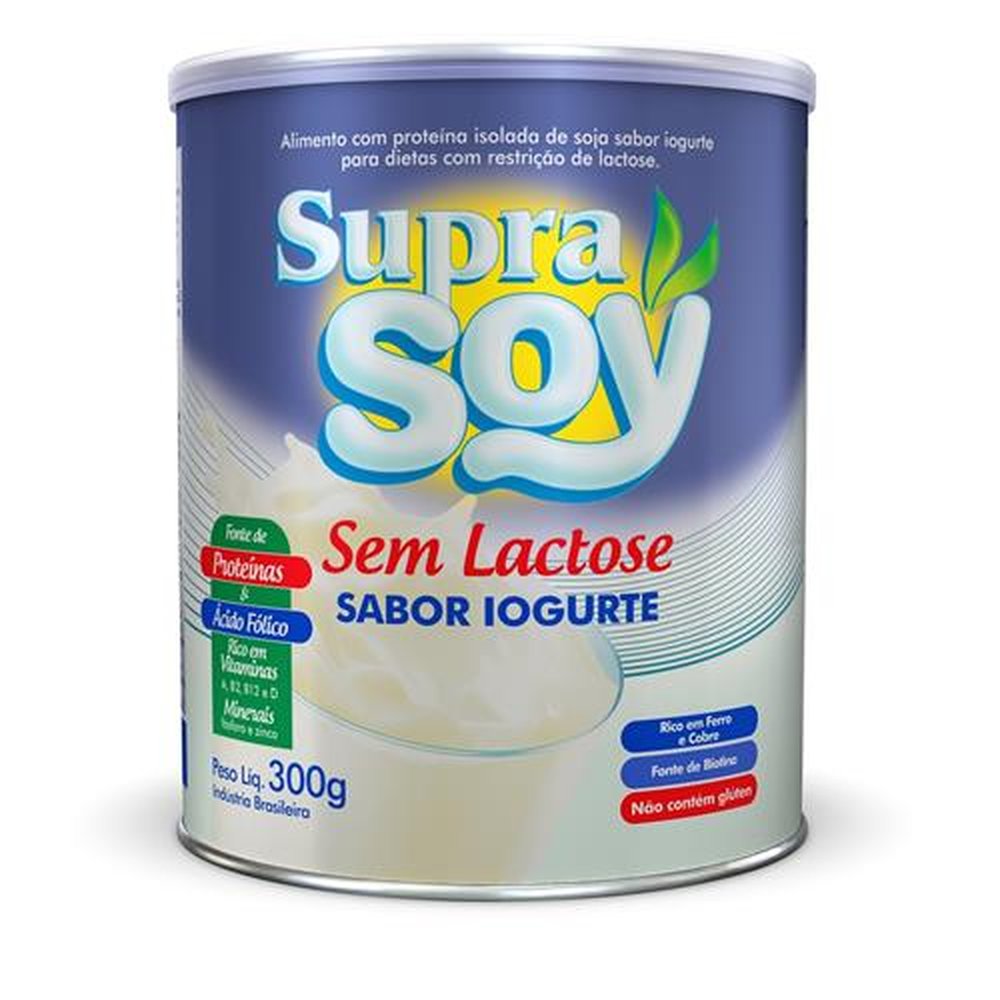 Bebida Supra Soy Sem Lactose Iogurte Caixa 12x300 Gr