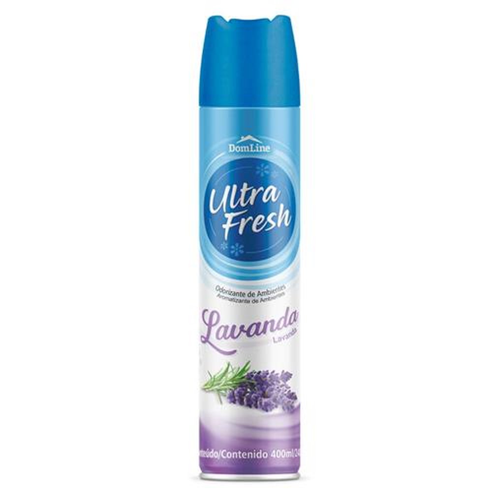 Odorizador De Ar Aerosol 400ML Lavanda Ultra Fresh Dom Line