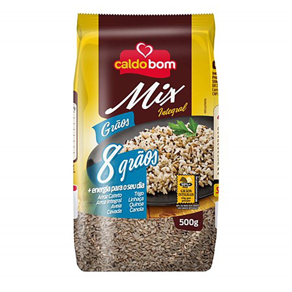 Mix de grãos energia 500g - caldo bom (Embalagem contém 6 unidades)