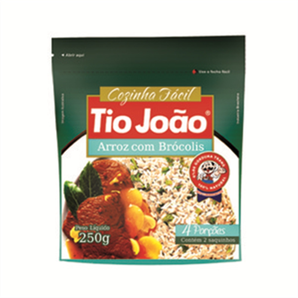 Arroz Cozinha Facil Tio Joao 250g Com Brocolis