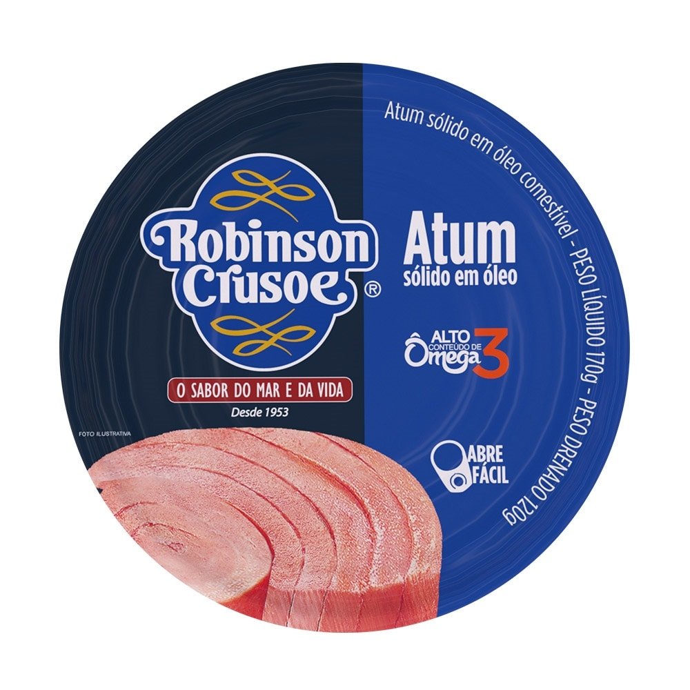 Atum Robinson Crusoe Sólido em Óleo 170g