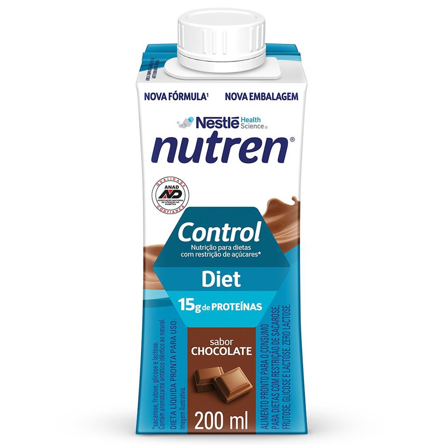 Nutren Control Chocolate 15G Proteinas 200Ml