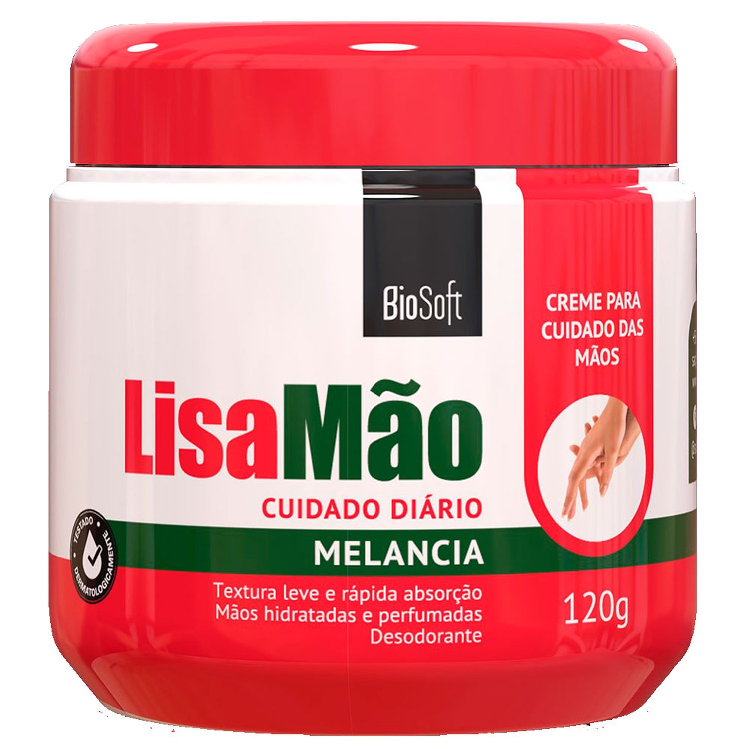 Creme Lisamao Soft Hair Melancia 120G