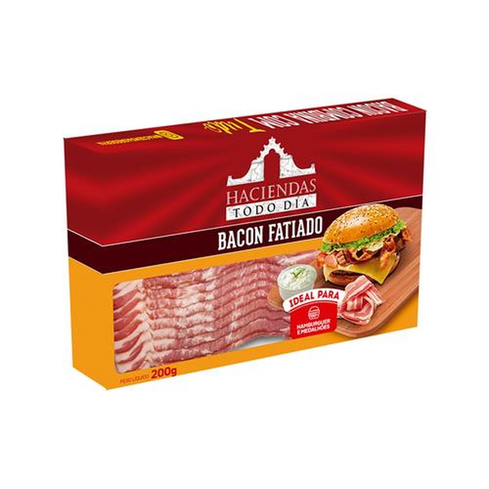 Bacon Fatiado Haciendas 20x200g