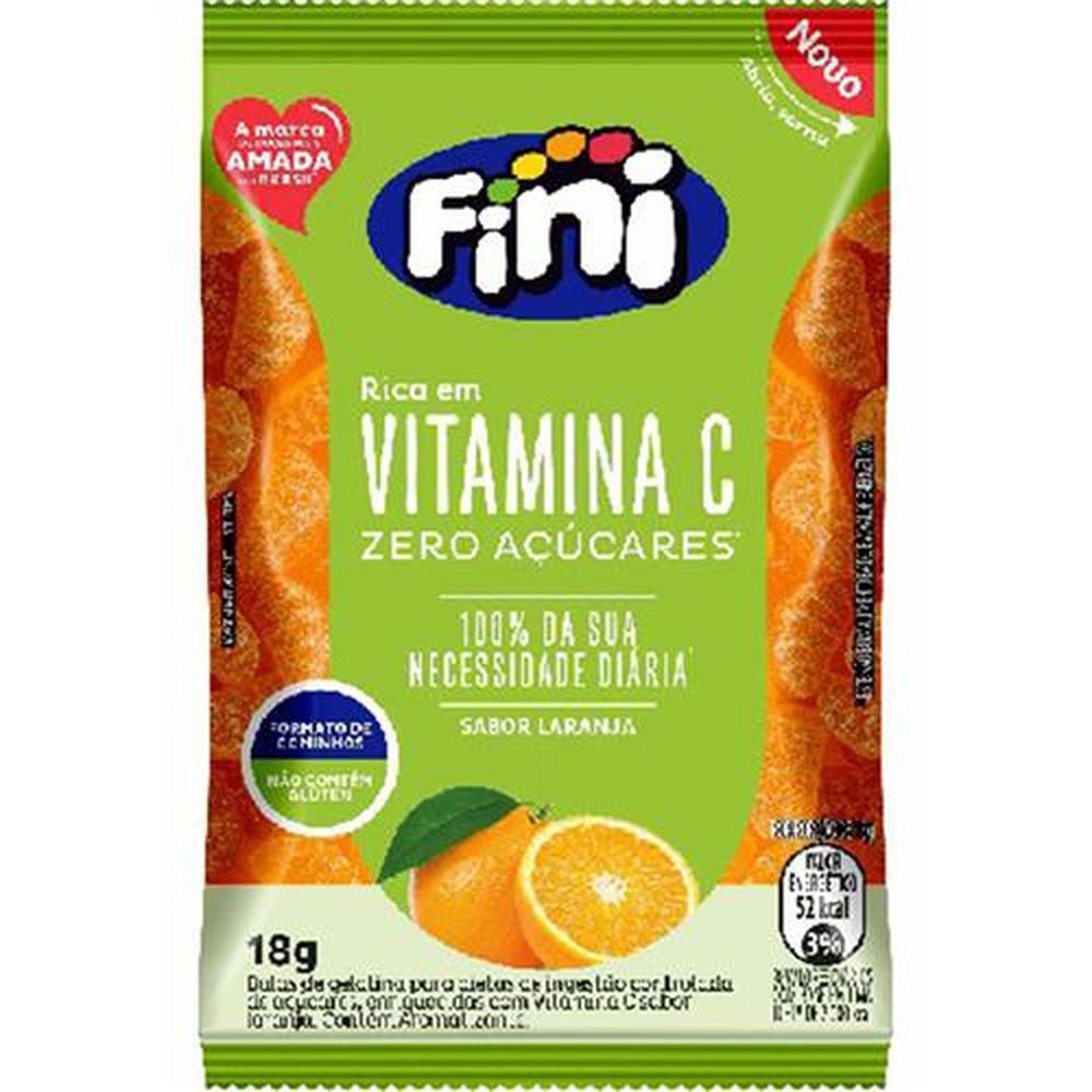 Fini Natural Sweets Vitamina C Com 12 18g