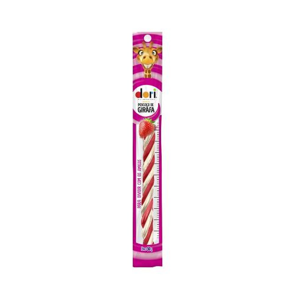 Bala Dori Pescoço De Girafa Morango 30G