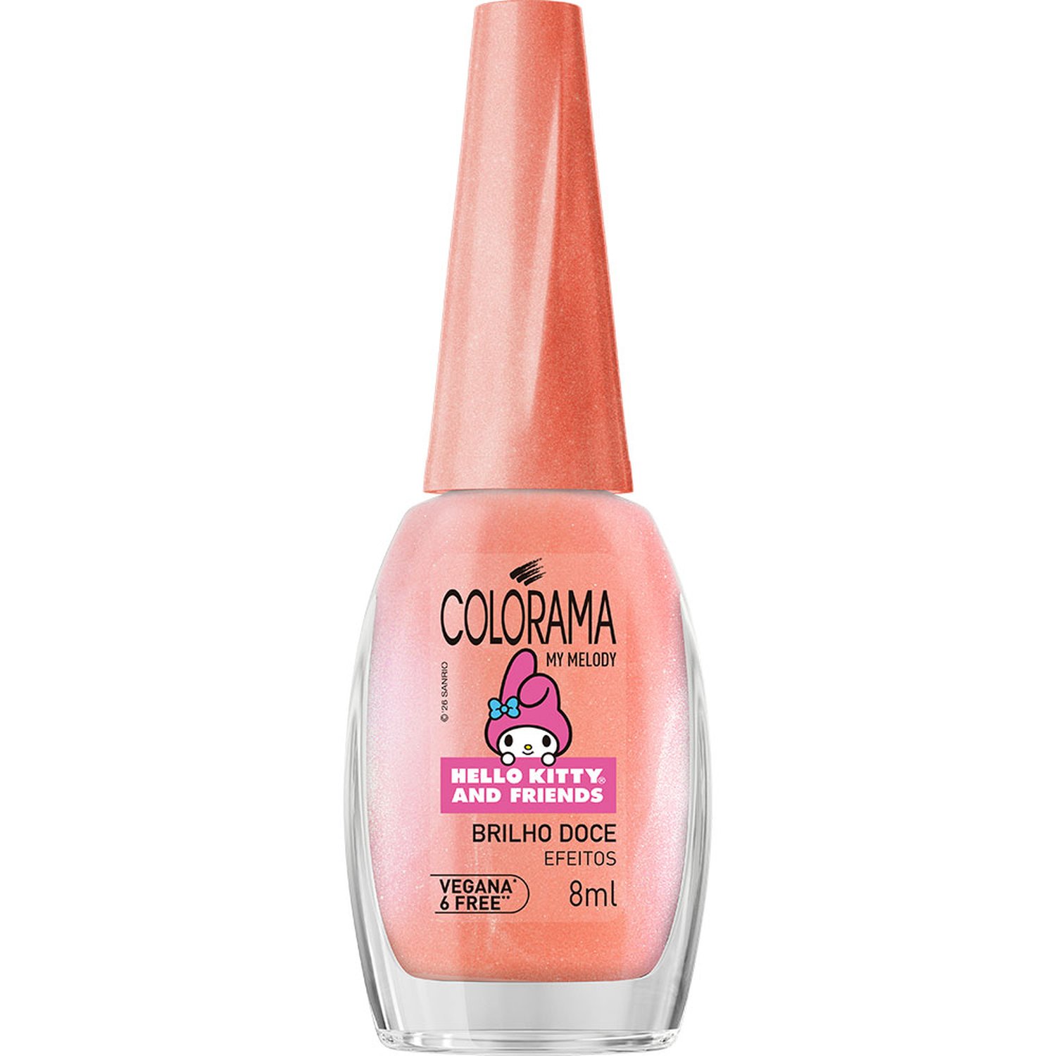 Esmalte Colorama Hello Kitty Brilho Doce Nu