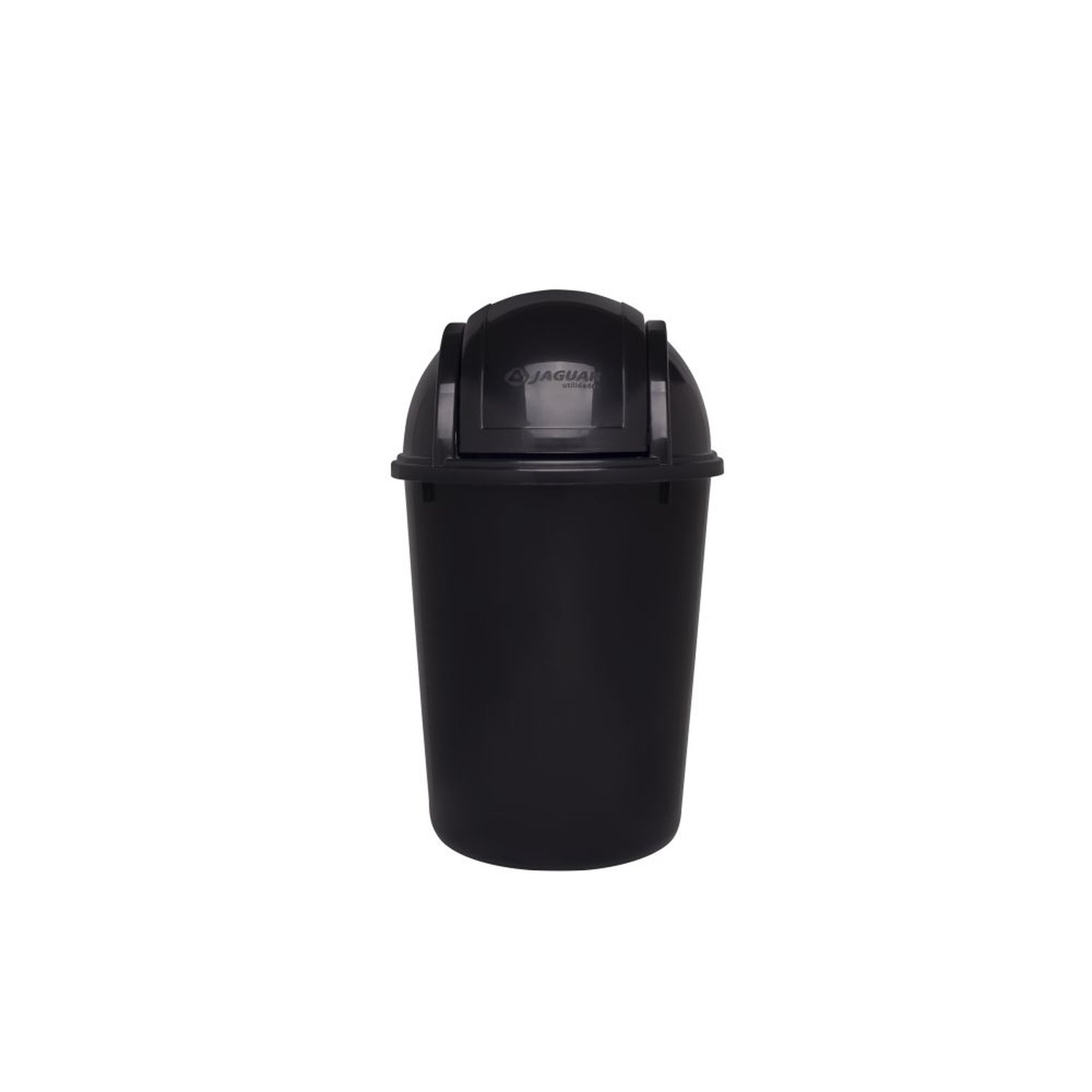 Lixeira Basculante Redondo 7,5L Preto Jaguar