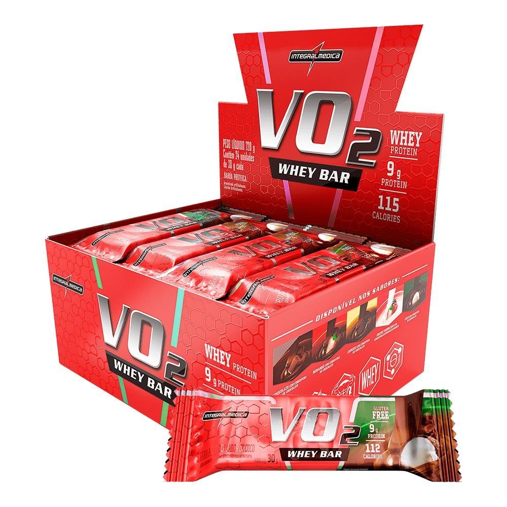 Vo2 Whey Bar 12 Unid Coco - 12Un