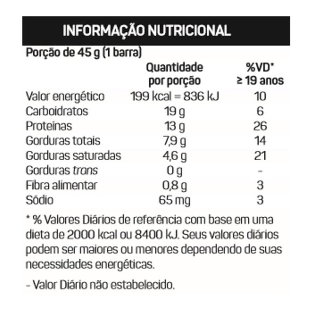 Uau Protein Bar 45G Brigadeiro Max Titanium (Emb. contem 12 und de 90g)