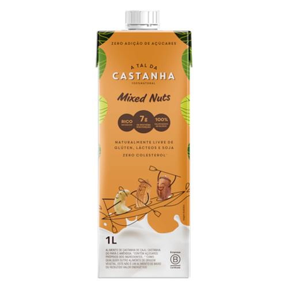 Leite vegetal A tal da castanha Mixed Nuts 1 L