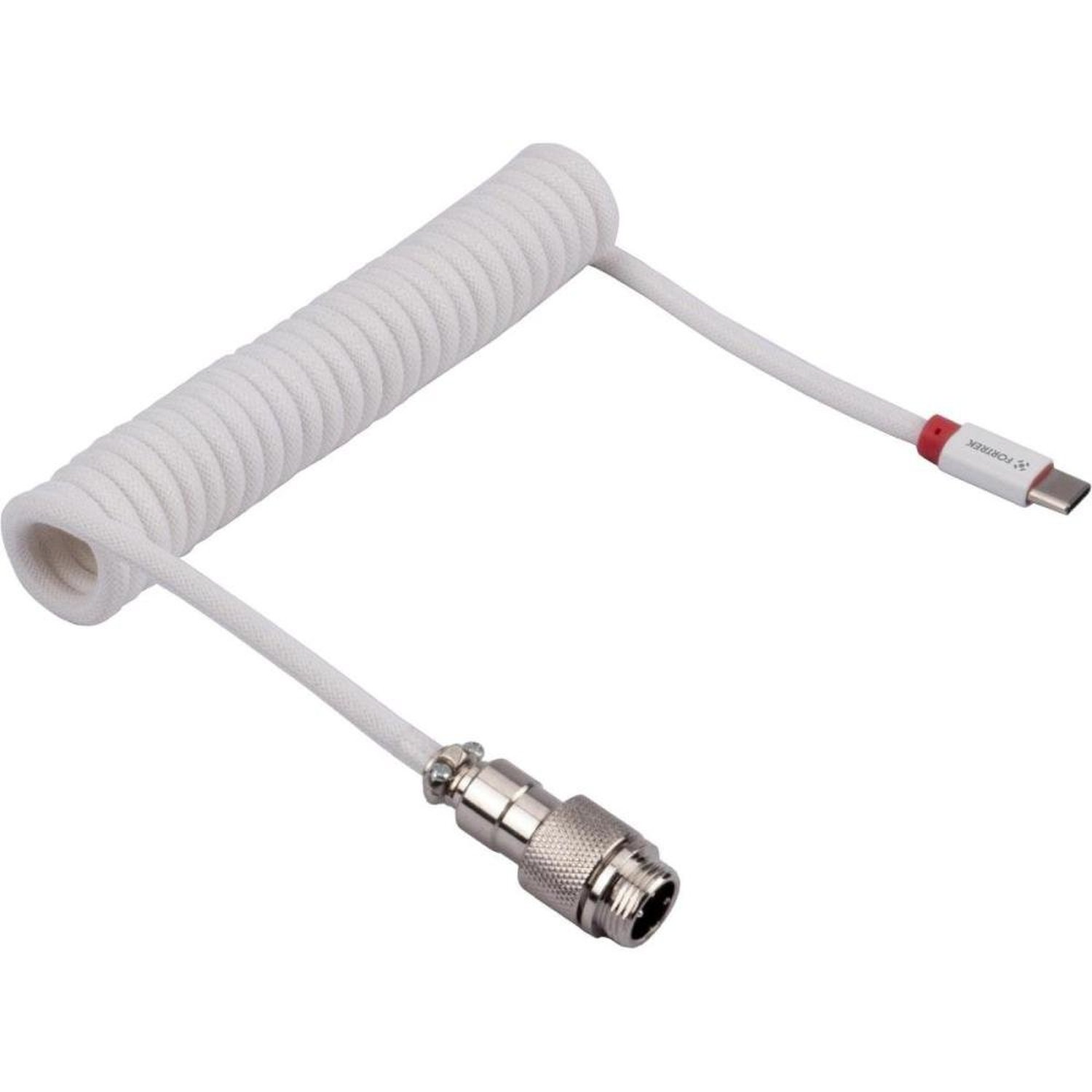 Cabo Coiled Fortrek Helix Branco Un.Venda: Pc/1
