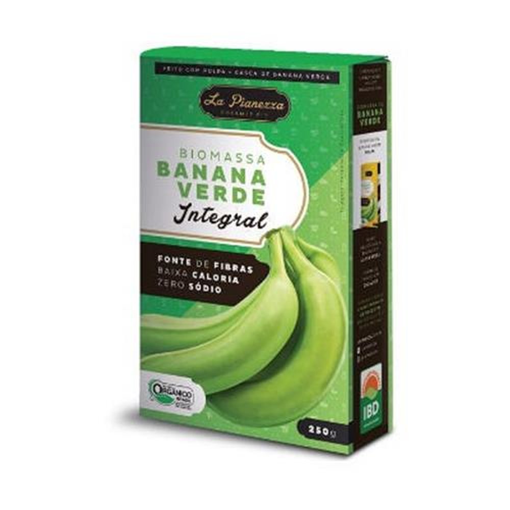 Biomassa de Banana Verde Orgânica Integral 250 g La Pianezza