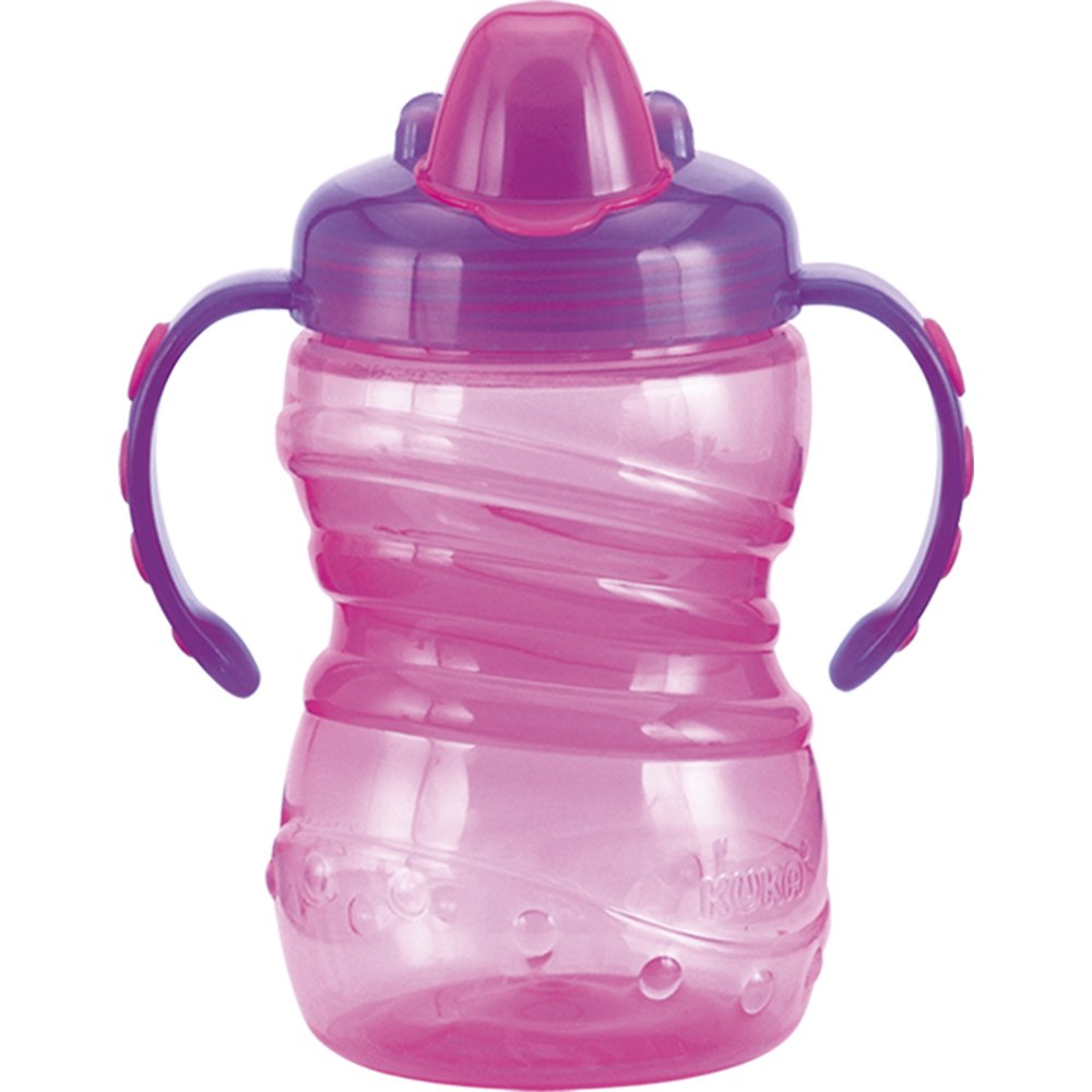 Copo Kuka Antivazamento Fun Com Protetor Com Alça Roxo 300ml rs6152