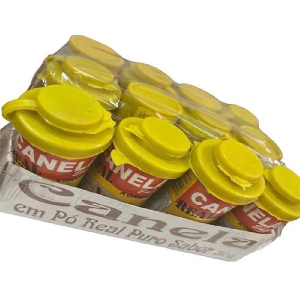 Canela Real Em Pó - Display com 12 unidades