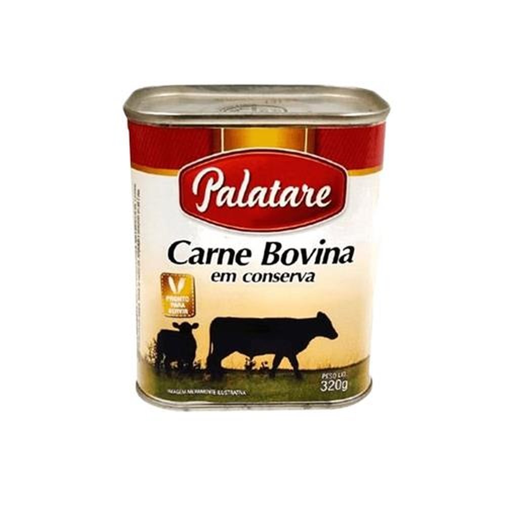 Carne Bovina em Conserva Palatare Fiambre Lata 320g