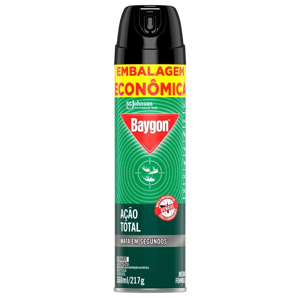 Inseticida Aerossol Baygon Acao Total 360ml