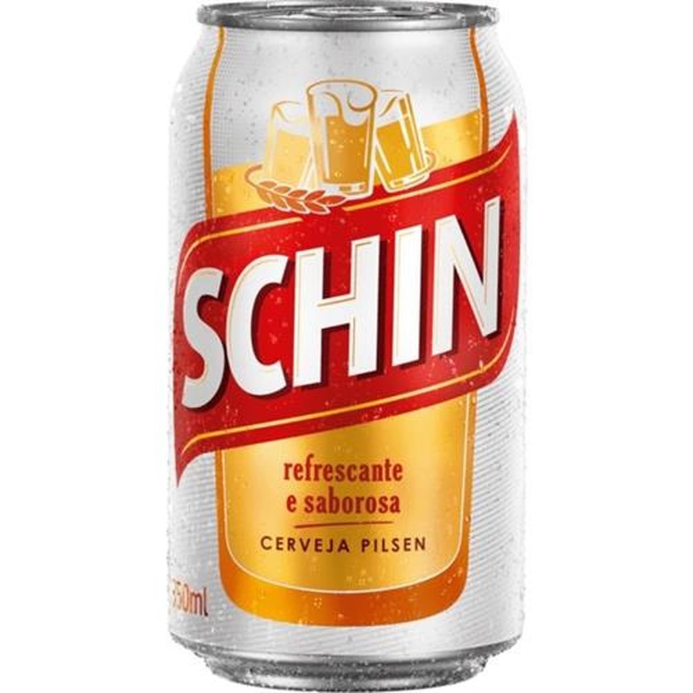Cerveja Nova Schin Pilsen Lata - 12X1X350Ml