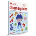 Papel Chamex A4 Chamequinho Azul Com 100 Folhas