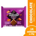 Chocolate Talento Uvas Passas e Amêndoas 25g Embalagem com 15 Unidades