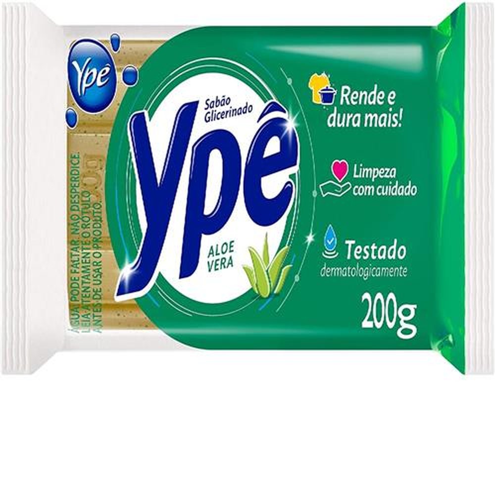 Sabao Ype Glic 200g Perf Aloe Vera Com 1 Unidades