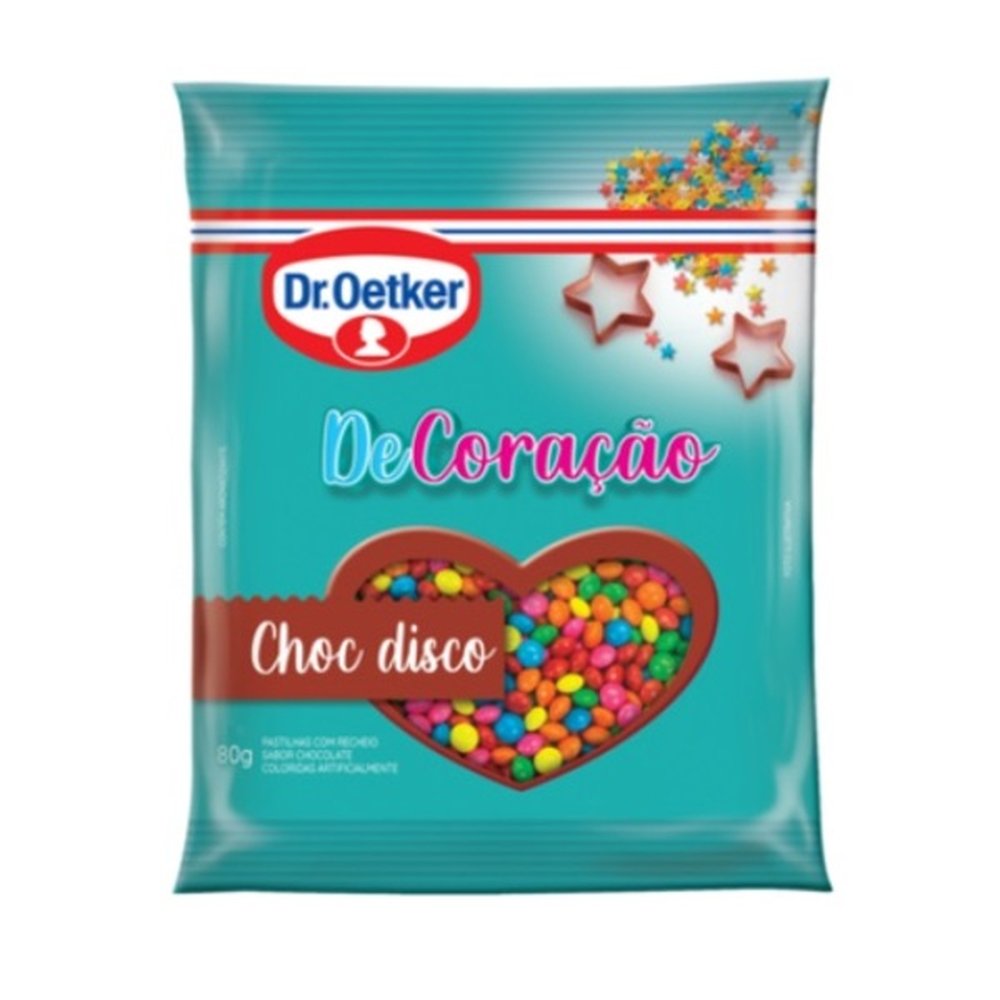 Confeitos Dr.Oetker 80g Chocolate Discos