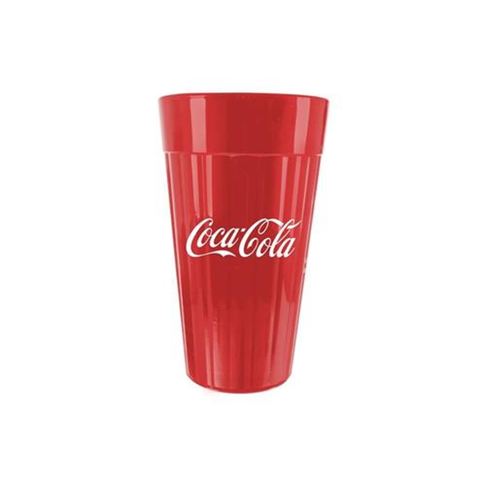 Copo Coca-Cola 450Ml Vidro Vermelho Americano