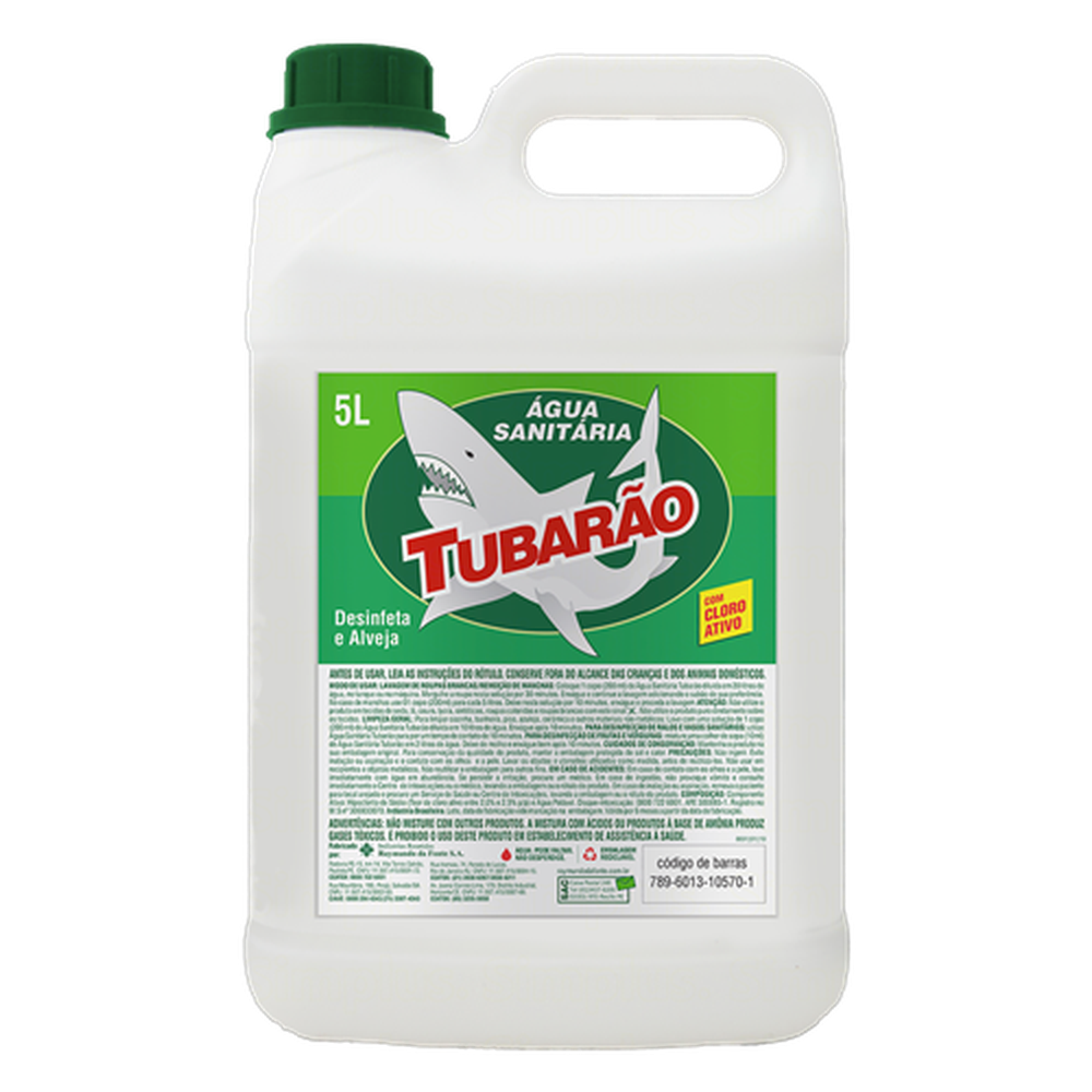 Agua Sanitaria Tubarao 5L